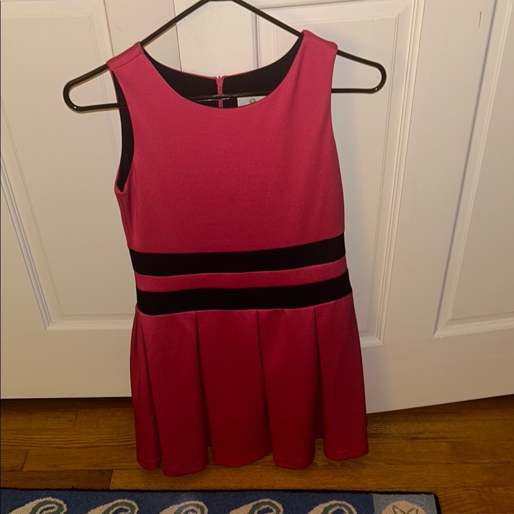 Florence Eiseman Pink and Black Formal Dress